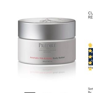 Prédiré Aromatic Milk & Honey Body Butter - Silver and White